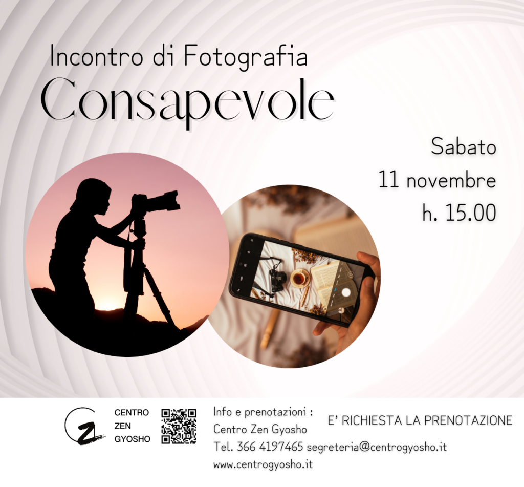 Incontro di fotografia consapevole