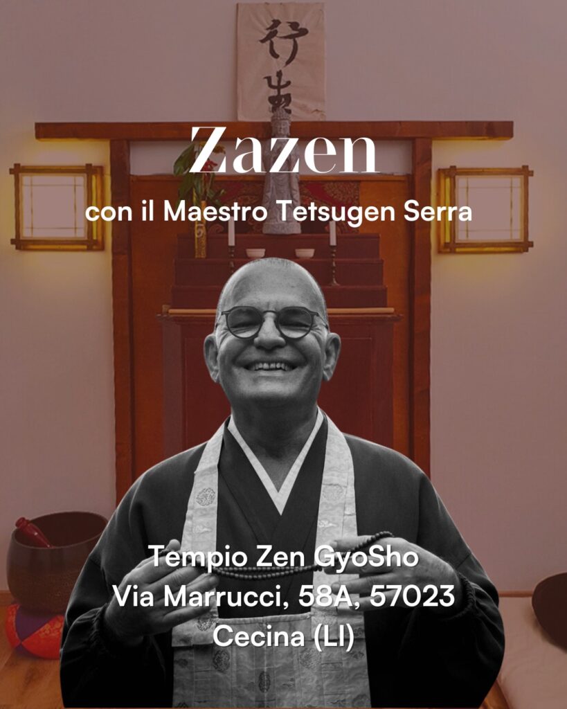 Zazen on il Maestro Tetsugen Serra